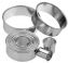 Kitchen Craft Assorted Round Plain Cutters, Set of 11