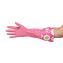 Kitchen Craft Fun Rubber Gloves - Pink Flower