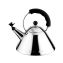 Click to enlarge Alessi Whistling Bird Stovetop Kettle, 2 litres