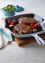 Click to enlarge Le Creuset 26cm Square Skillet Grill - Coastal Blue