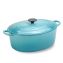 Click to enlarge Le Creuset 31cm Oval Cocotte - Caribbean Blue