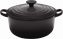 Click to enlarge Le Creuset 24cm Round Cocotte - Black