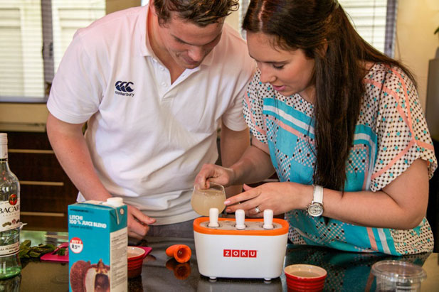 Bride diaries couple making Zoku pops