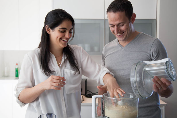 Katie and Rob use their Magimix to make cinnamon buns