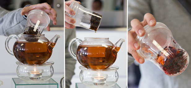 Nigiro tea pots and infuser Tea pot and infuser in Nigiro range