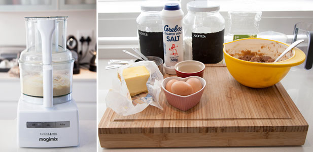 Magimix and cinnamon buns ingredients