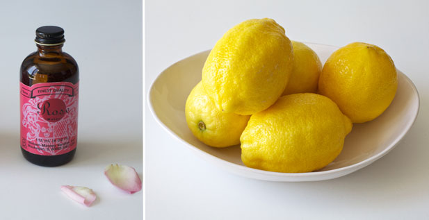 Rose water lemonade ingredients