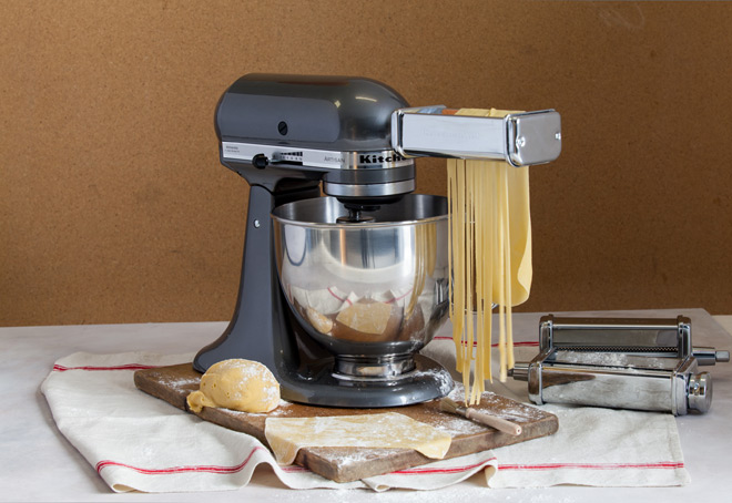 making pasta with kitchenaid mixer attachment