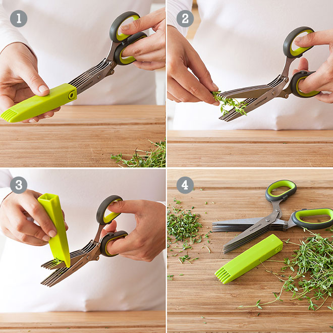 How it works Yuppiechef Herb Scissors